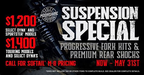 Suspension Special Moonshine Harley Davidson