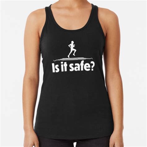 Marathon Man Is It Safe Variant Racerback Tank Top By