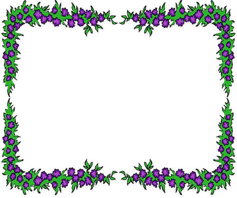 Flower border flower garden border clip art anotdvrlistscom – Clipartix