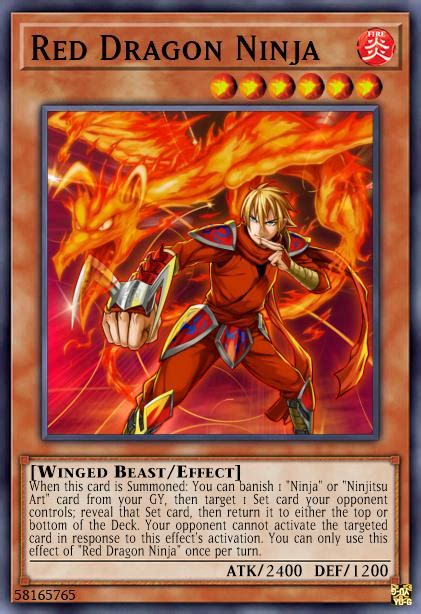 yu gi  wiki red dragon ninja