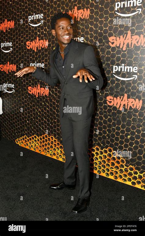 Los Angeles Ca 14th Mar 2023 Damson Idris At The La Premiere Of Swarm At The Lighthouse