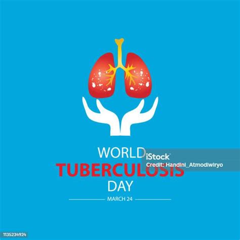 Hari Tuberkulosis Sedunia 24 Maret Ilustrasi Stok Unduh Gambar