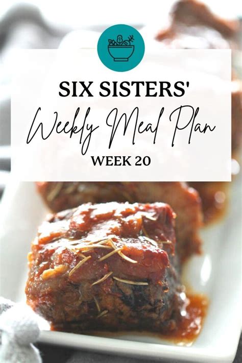 Six Sisters’ Meal Plan Week 20 Artofit