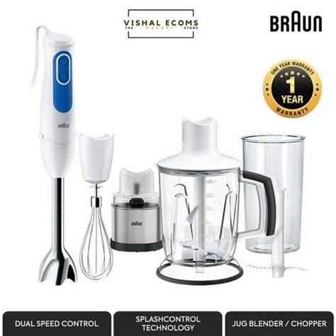 Braun MultiQuick 3 Hand Blender MQ 3048 700w With Spice Grinder Beater