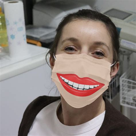 Smile Lips Cloth Face Mask | Allbluetees.com