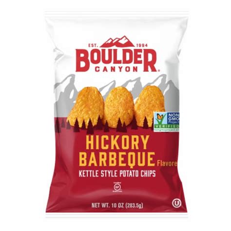 Boulder Canyon Hickory Barbeque Kettle Cooked Potato Chips Oz Kroger