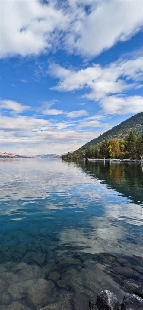 Standup Paddleboarding At Lake Chelan State Park Washington Wine