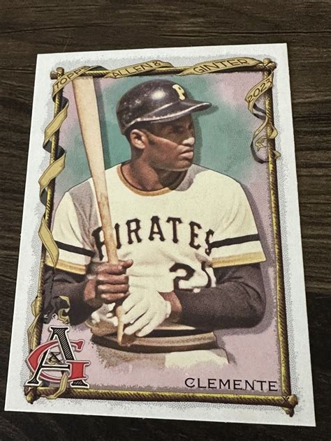 Allen Ginter Roberto Clemente Base Short Print Ebay