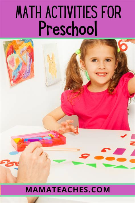 Math Activities for Preschool | Fun math activities, Math activities ...