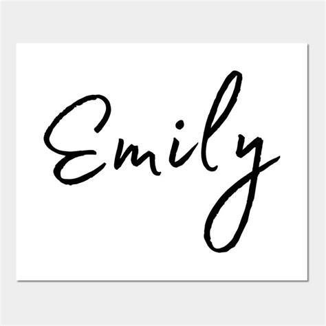 Emily Name Calligraphy By Word Minimalism In 2023 Emily Name Names