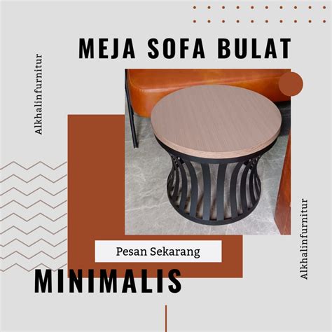 Jual Meja Sofa Bulat Shopee Indonesia