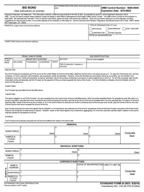 Sf 2818 Fillable Fill Out Sign Online DocHub