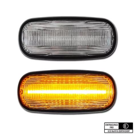 Weisse Led Seitenblinker Land Rover Defender Freelander Discovery Mg