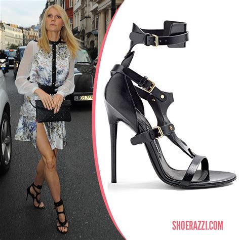 Tom Ford Celebrity Shoes Gwyneth Paltrow Style Buckle Sandals