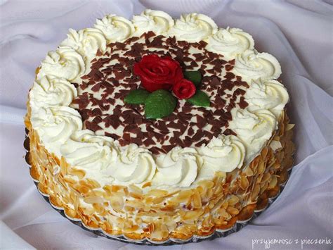 Przyjemność z pieczenia Tort z bita śmietaną i mascarpone II inspiracje