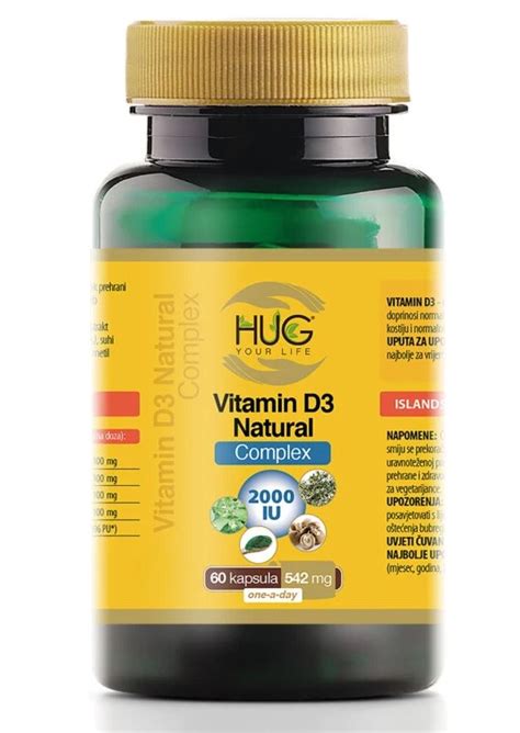 Hug Your Life Vitamin D Natural Complex Kapsula