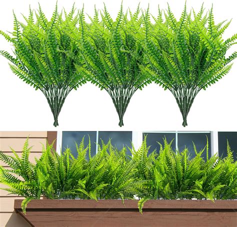 Amazon Crowye 20 Bundles Artificial Plants 15 7 Inches Long Fake