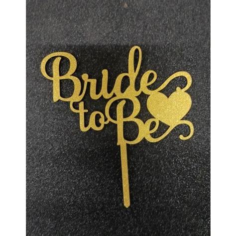 Laser Cutting Golden Cake Topper Pack Size Customized At Best Price In