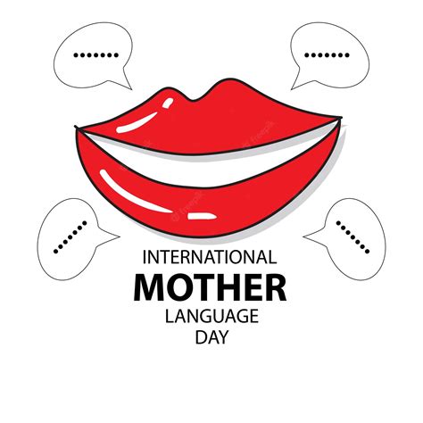 Premium Vector | International mother language day poster concept