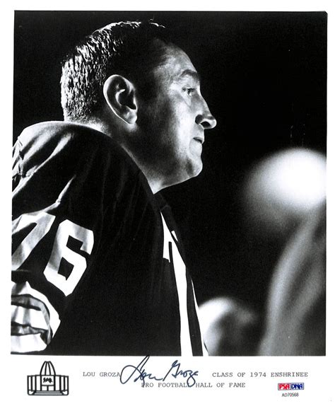 Football - Lou Groza - Images | PSA AutographFacts℠