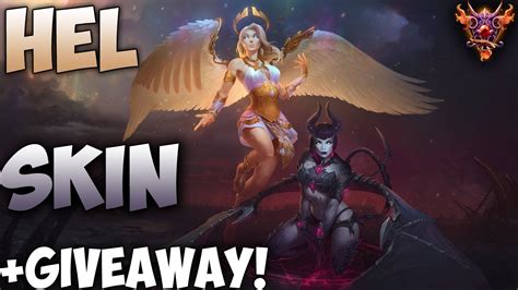 Smite Awesome New Hel Skin And Giveaway Masters Ranked Duel Youtube