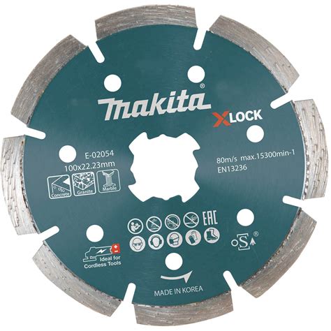 Makita X Lock Diamond Cutting Disc Cutting Discs