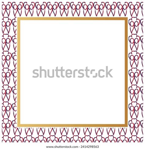 Vintage Invitation Border Frame Art Deco Stock Vector (Royalty Free ...