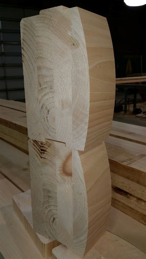 NEW!!! 8″ x 12″ D-Shaped Laminated Logs - Timberhaven Log & Timber Homes