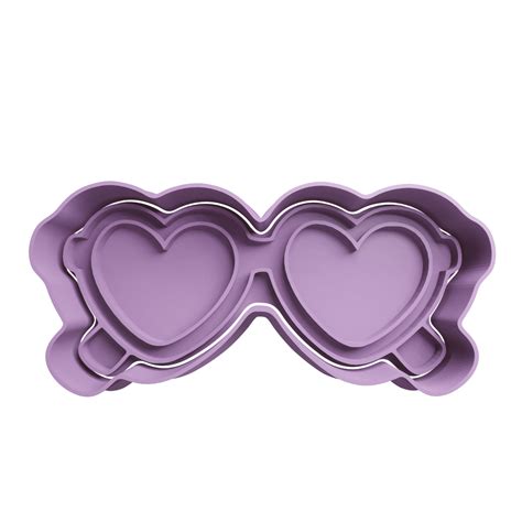 Heart Glasses Barbie Cookie Cutter Stl 2 Cookie Cutter Stl Store Design Optimized