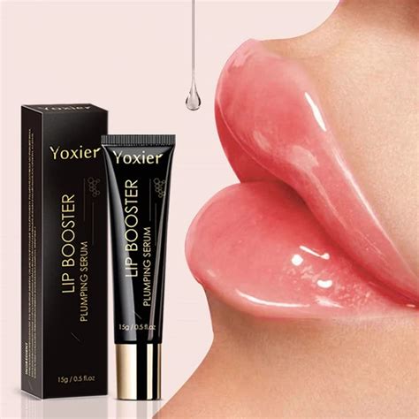 Collagen Lip Booster Serum | Anti-Wrinkle Plumping Treatment with ...