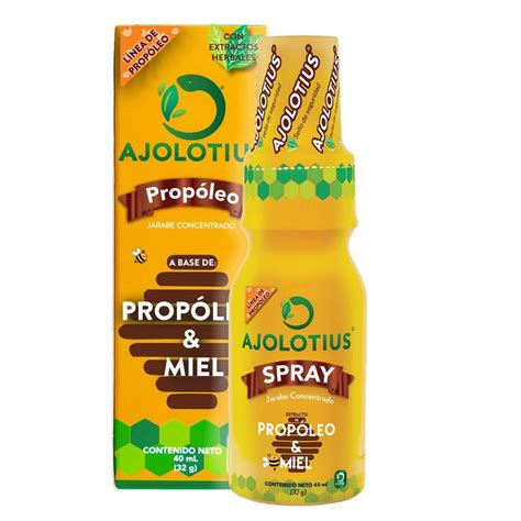 Spray Ajolotius propóleo y miel 40 ml Bodega Aurrera en línea