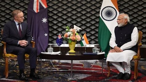 Pm Modi Holds Fruitful Talks With Australian Counterpart Anthony Albanese In Japan