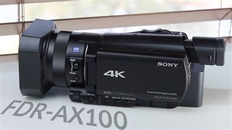 Sony 4K Handycam Unboxing, Overview, & Video Test - YouTube