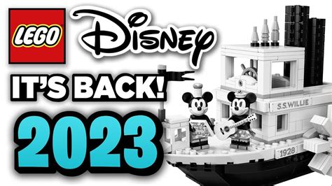 LEGO Disney 100 Steamboat WIllie Returning NEW 2023 Promo YouTube