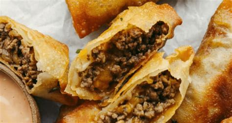 Cheeseburger Eggrolls Cheesecake Factory Copycat Julie Copy Me That