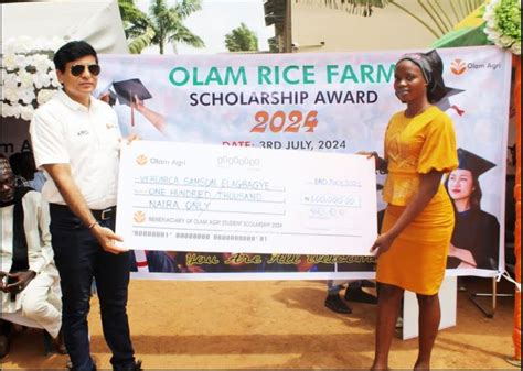 Olam Agri Presents Scholarships To 87 Indigent Nigerian Students CSR