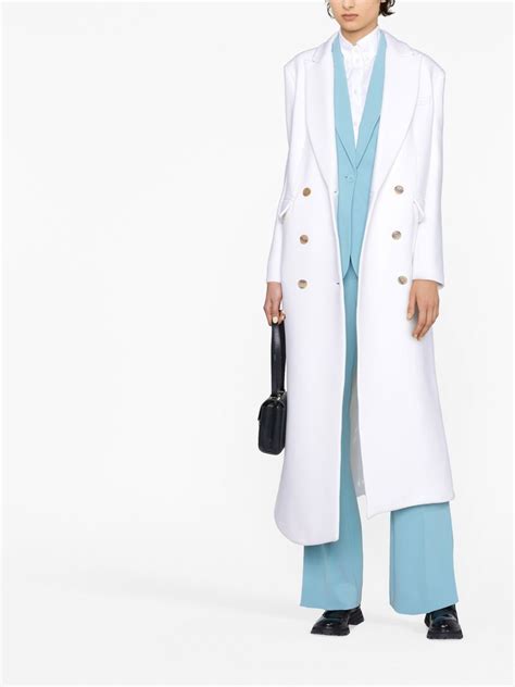 Pinko Buttoned Double Breasted Coat Farfetch