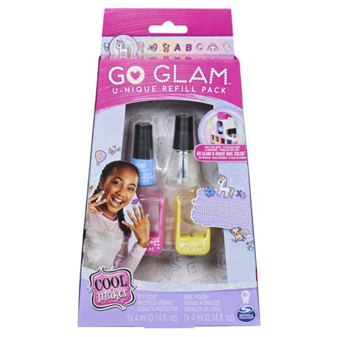 Cool Maker Go Glam Refill Pack With 2 Design Pods And Nail Polish For Use With U Nique Nail