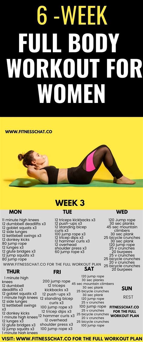 6 Week Summer Body Workout Plan Your Bikini Body Workout Plan Artofit