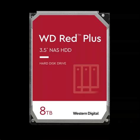 Western Digital 8TB WD Red Plus NAS HDD, Internal 3.5'' Hard Drive ...