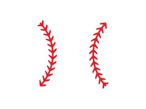 Baseball Stitches Svg Softball Laces Svg Baseball Svg Etsy