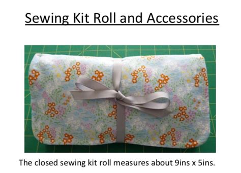 Sewing Roll Pattern PDF Instructions (Download Now) - Etsy