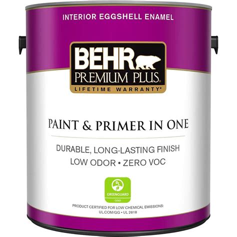 BEHR Premium Plus 1 Gal Deep Base Eggshell Enamel Zero VOC Interior