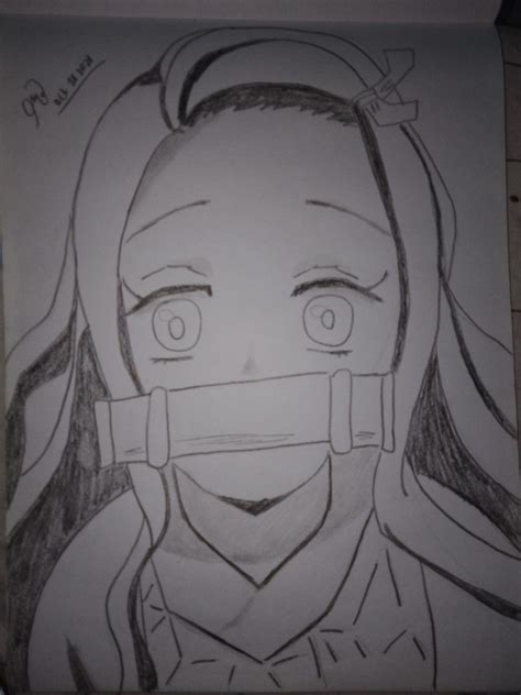 nezuko art by me | Art, Sketches, Male sketch