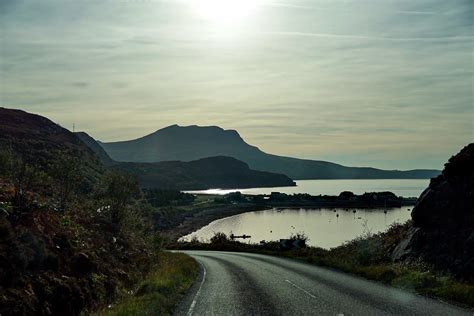 Loch Canaird Loch Canaird As Seen From Route A835 Septem Flickr