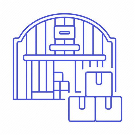 Box Inventory Logistic Management Package Service Supply Icon