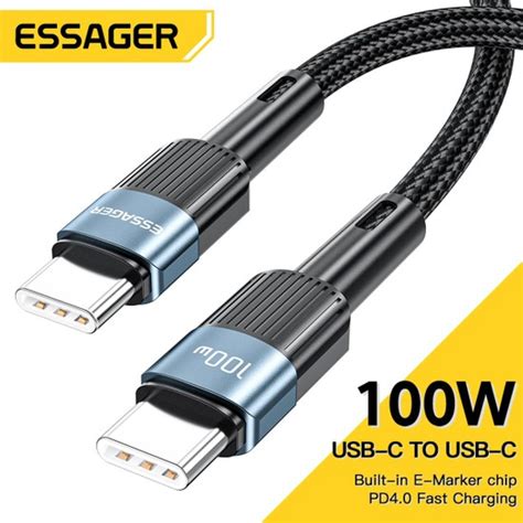 Jelang Essager USB C C Tipi Kablo PD100W 60W Hızlı Şarj Fiyatı