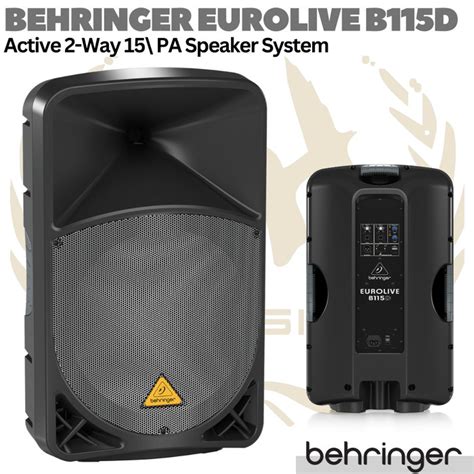 Promo Behringer Eurolive B115d Active 2 Way 15 Pa Speaker System