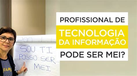 PROGRAMADOR E DESENVOLVEDOR Podem Ser MEI YouTube