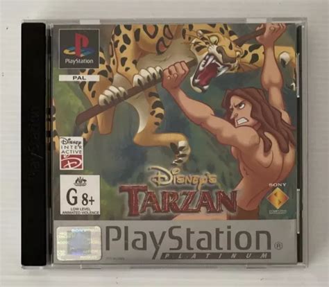 Disneys Tarzan Playstation Ps Platinum Game Complete W Manual Pal